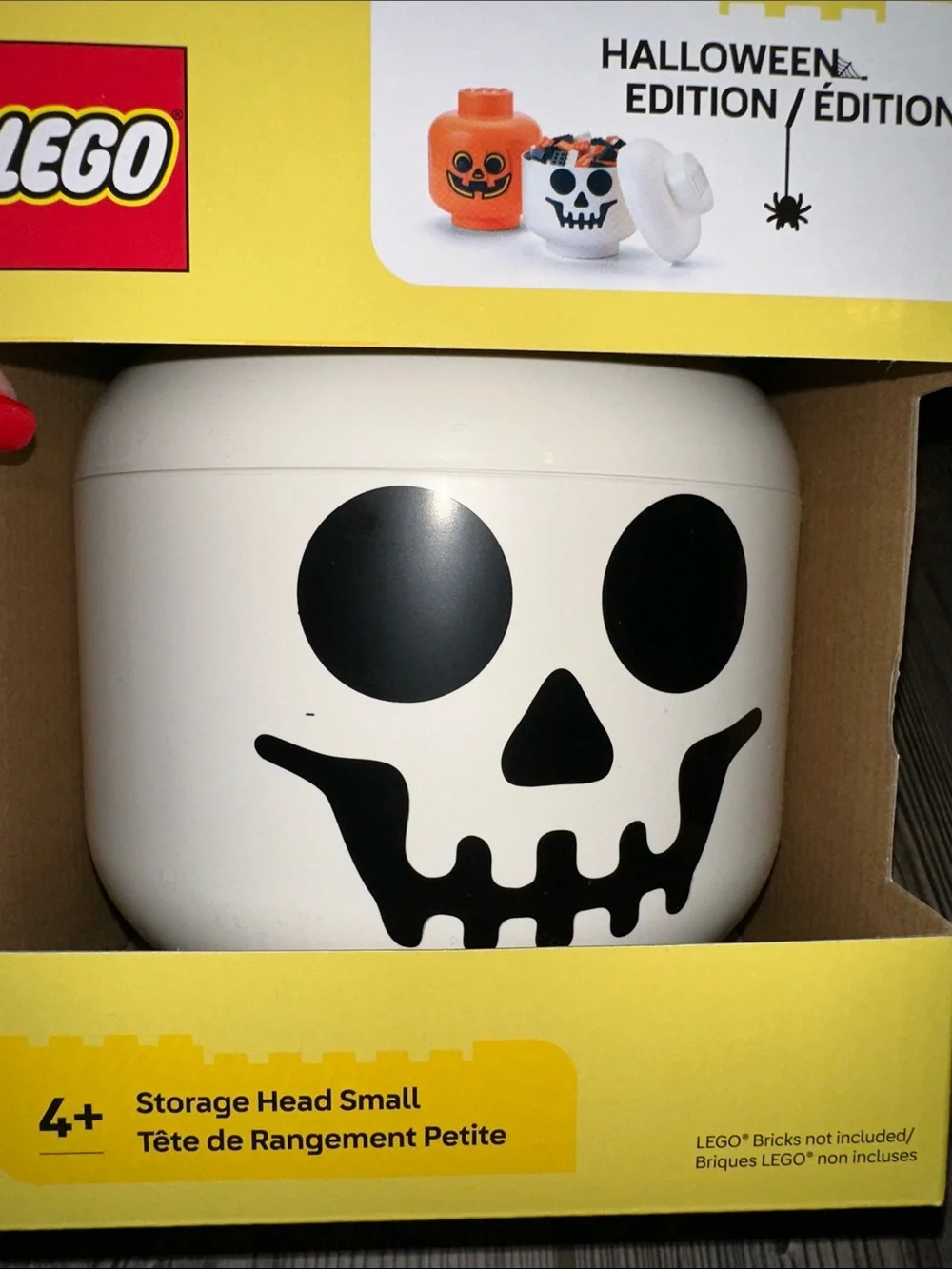 NEW LEGO Storage Head – Small, Skeleton Halloween Edition